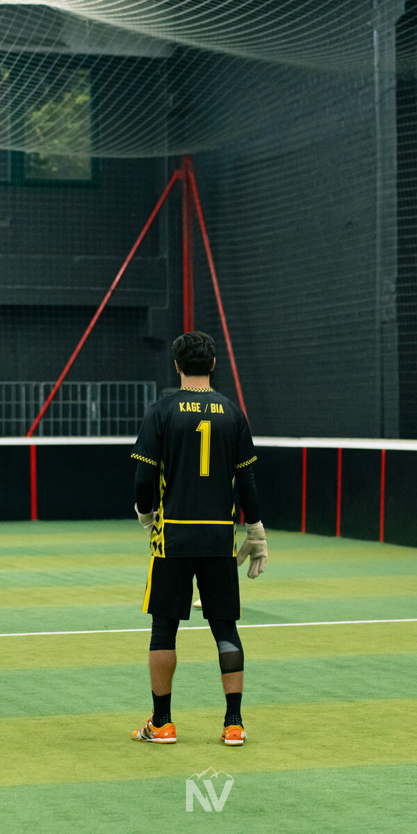 Yasser Azam Hassani en futsal à Hasselt